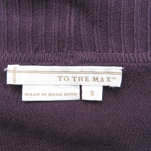 To The Max Top Cardigan Sweater Light Layer top Purple Tothemax - Picture 6 of 14